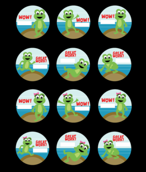 Graphic Design by Bowart for Teacher stickers | Design #22658139
