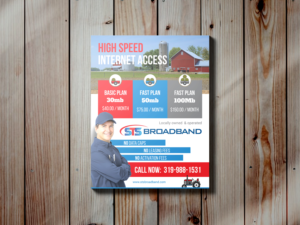 STS Broadband 1/2 page flyer* | Flyer-Design von coo.lt