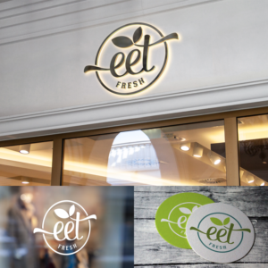 EET FRESH  | Logo Design by Paperfox Designs
