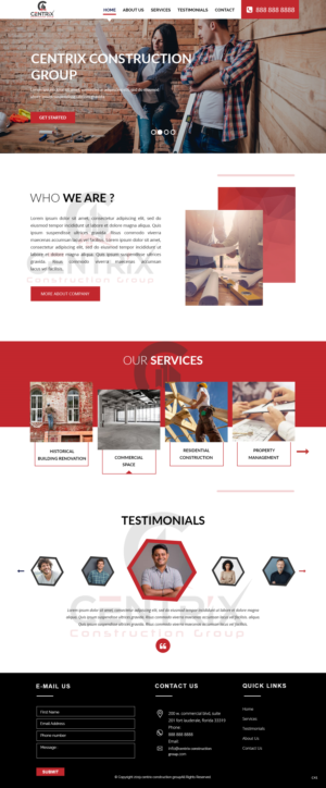 Web Design by pb for this project | Design: #22618585