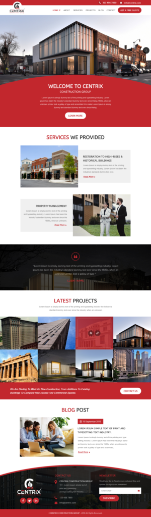 Web Design par rightway pour ce projet | Design #22629304