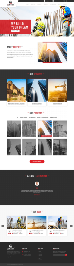 Web Design by AbhishekRoyBunty for this project | Design: #22625067
