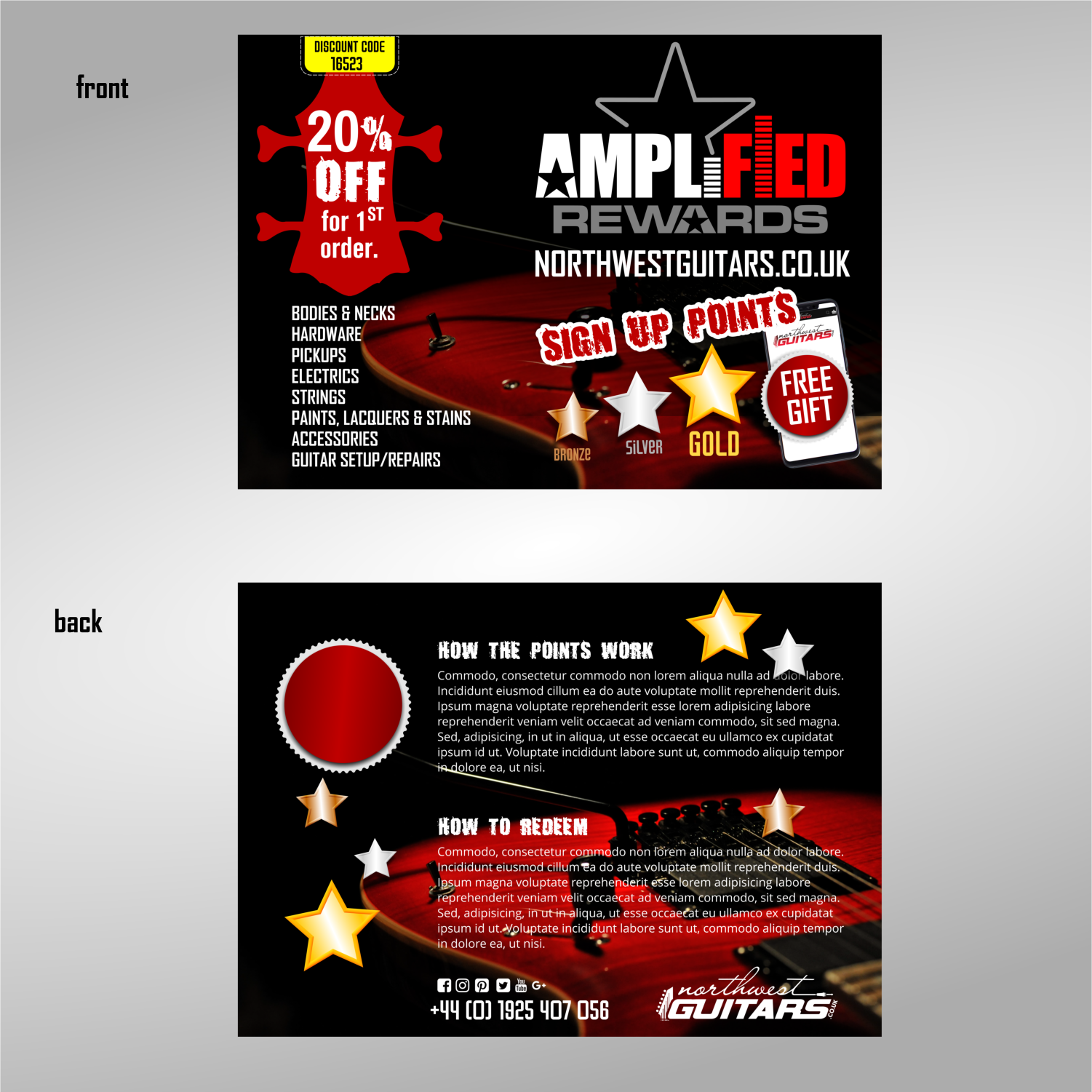 Flyer Design by elveneclipse for Northwest Guitars | Design #22646046