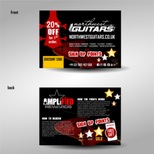 Diseño de Flyer por elveneclipse para Northwest Guitars | Diseño: #22650905
