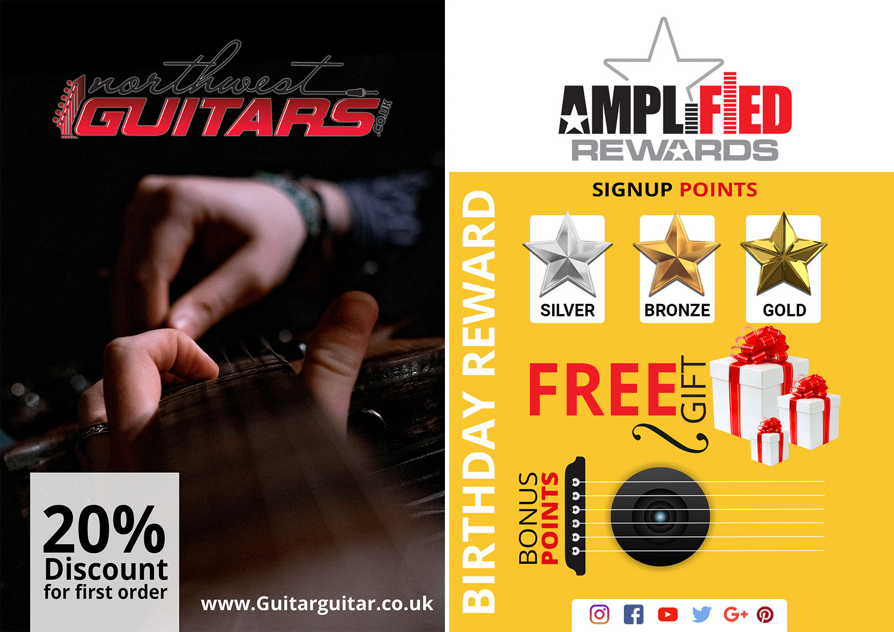 Design de Flyer par Mahesh Rathnayake pour Northwest Guitars | Design #22619072