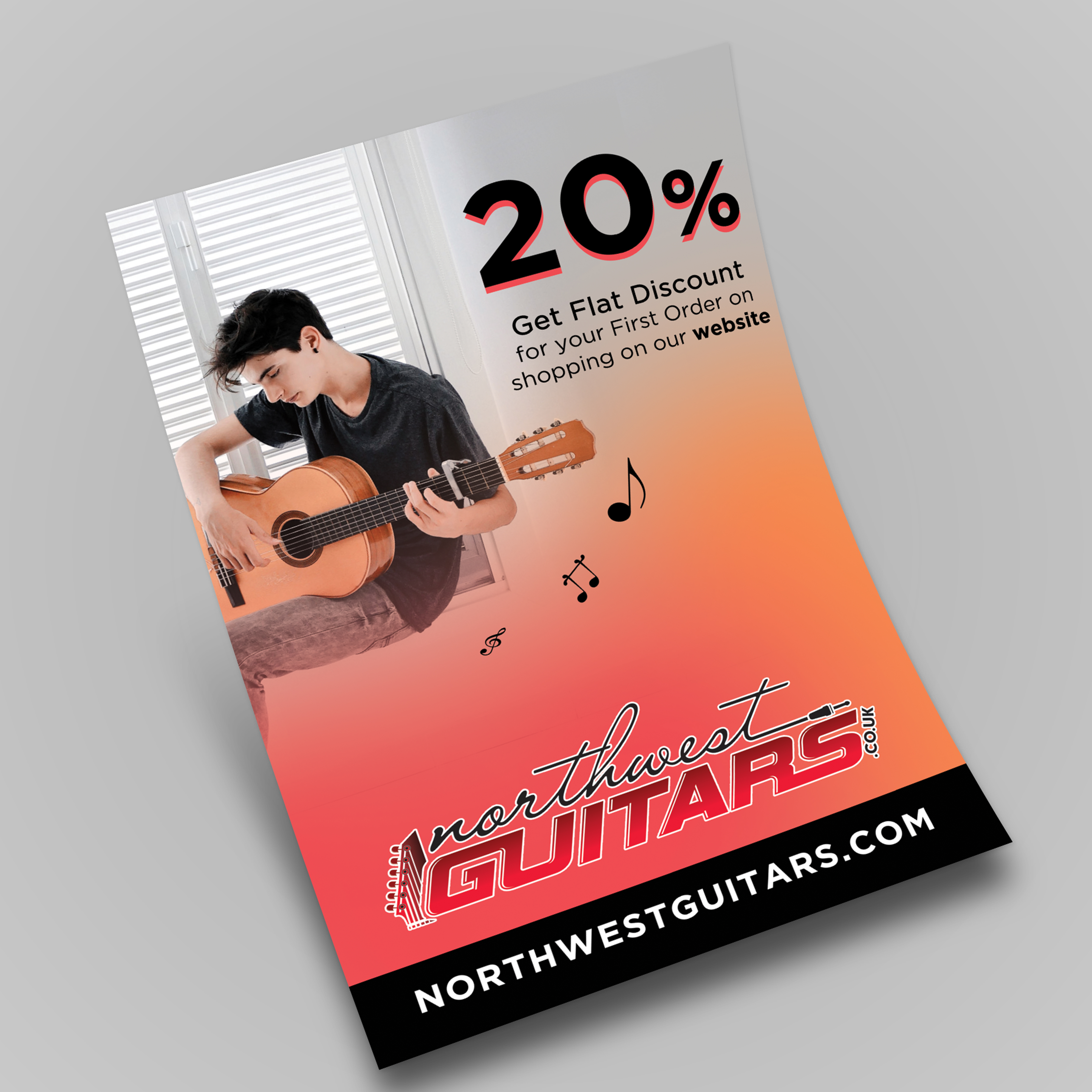 Flyer Design by Mediainfy for Northwest Guitars | Design #22619062