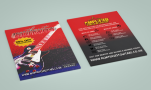 Diseño de Flyer por GrodaGraphics para Northwest Guitars | Diseño: #22656977