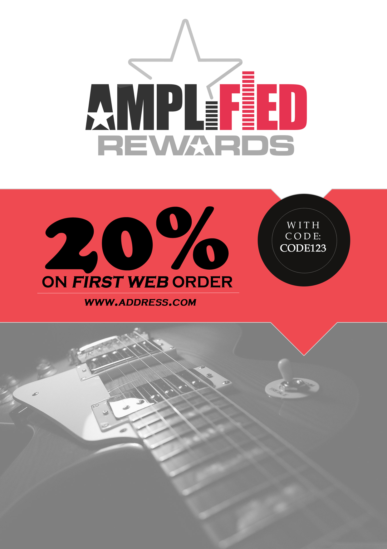Diseño de Flyer por wwinner para Northwest Guitars | Diseño #22642021