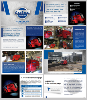 Lutec International 5 Slide Power Point Presentation | PowerPoint-Design von IndreDesign