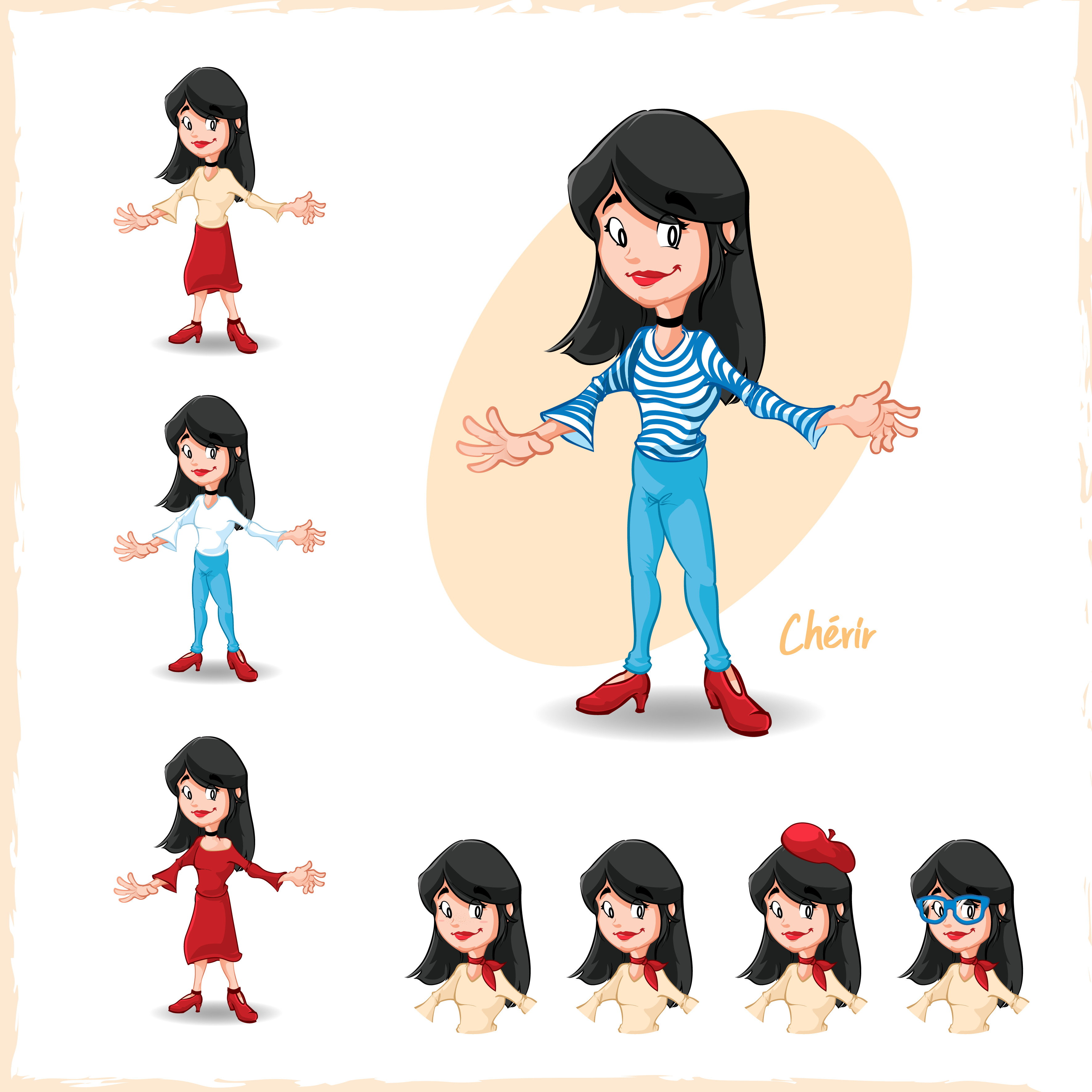 Character Design by Gabriel T. Marques for Chérir  | Design #22620144