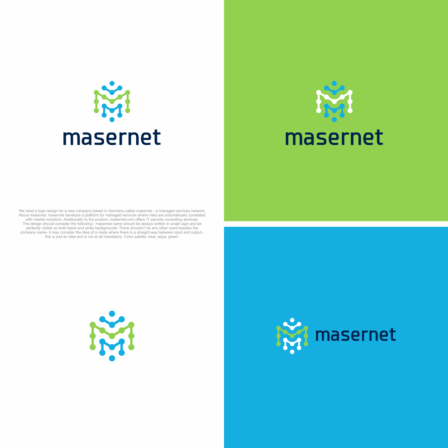 Logo Design by Artipunan for masernet GmbH | Design #22648967