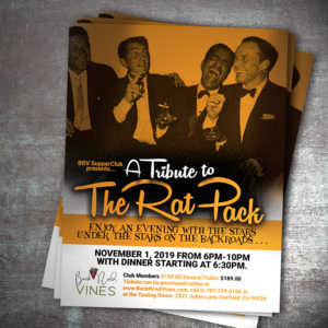 Winery Needs a flyer for a dinner show with a tribute band/show | Diseño de Flyer por see why