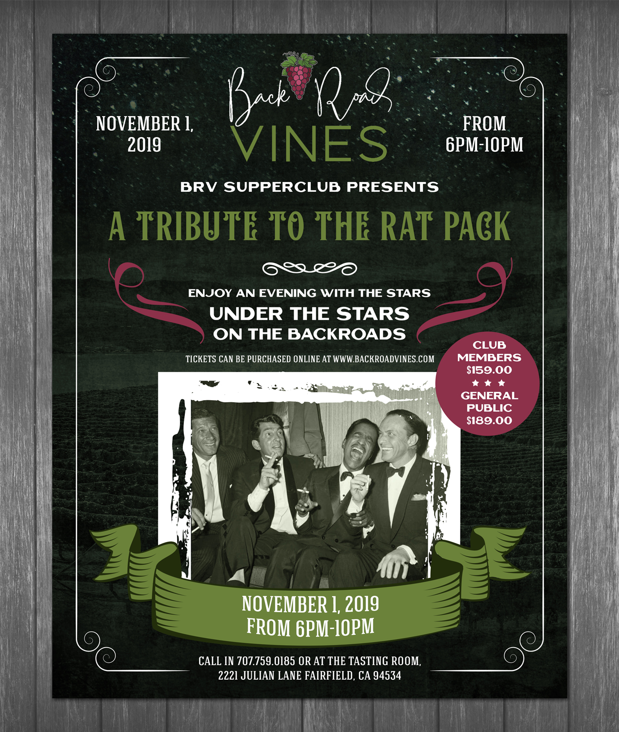 Flyer Design by TSU Creations for BackRoad Vines | Design #22614634