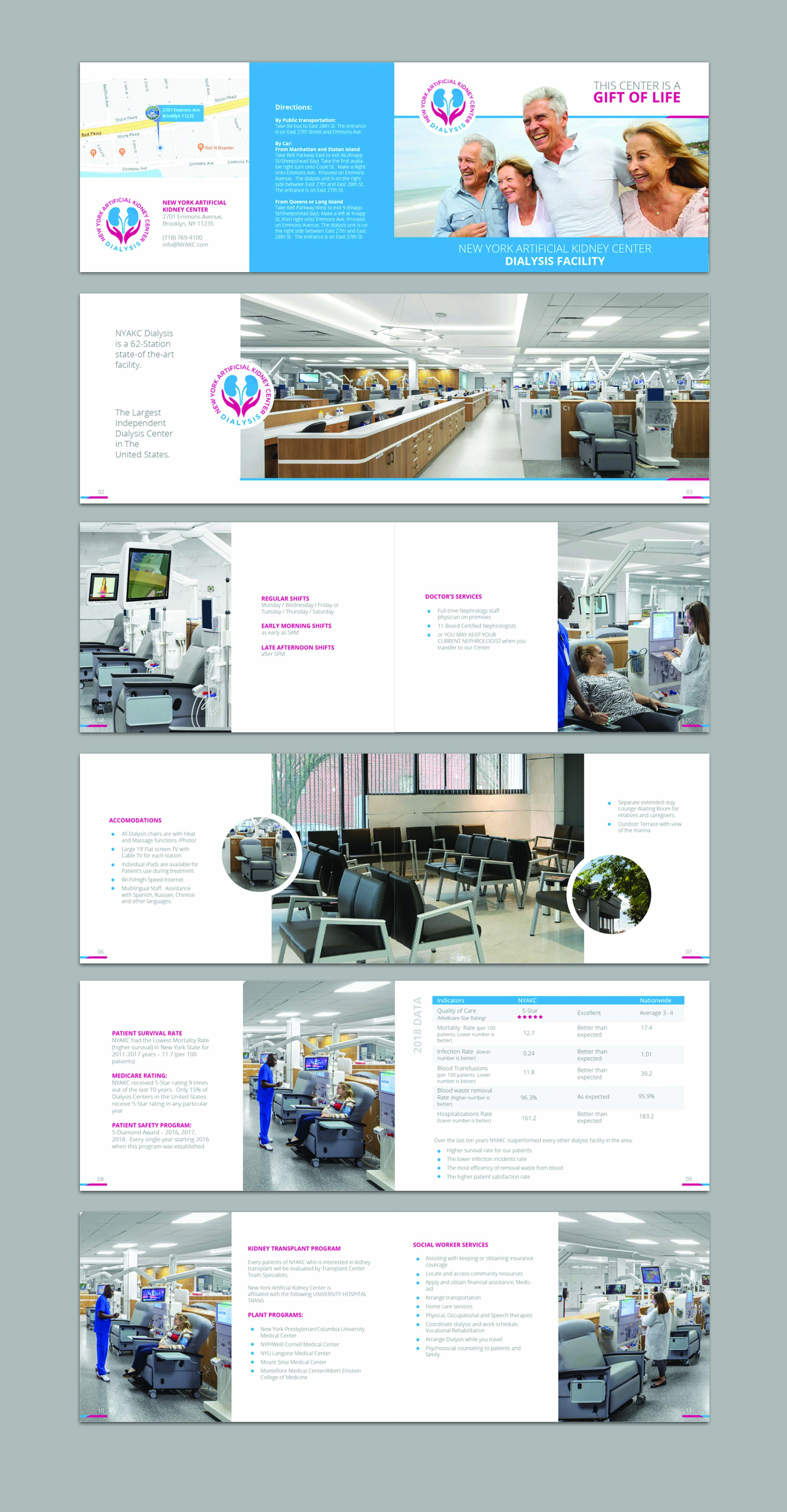 Diseño de Brochure por Achiver para New York Artificial Kidney Center | Diseño #22617172