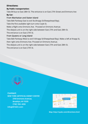 Brochure Design by kah.mohssen for New York Artificial Kidney Center | Design: #22666173