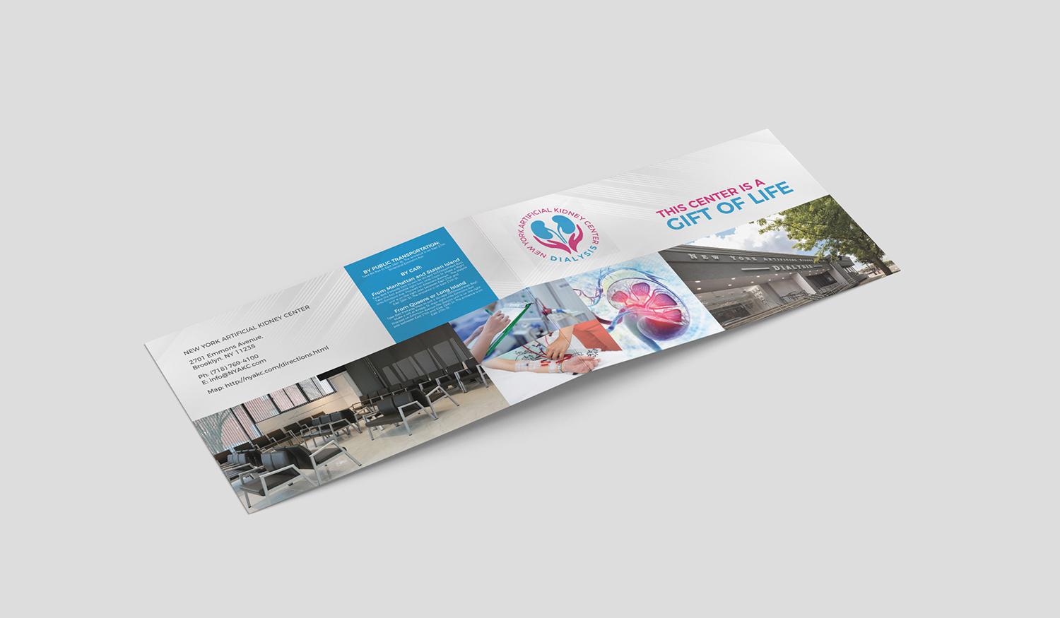 Brochure Design by Deziners Zone for New York Artificial Kidney Center | Design #22616597
