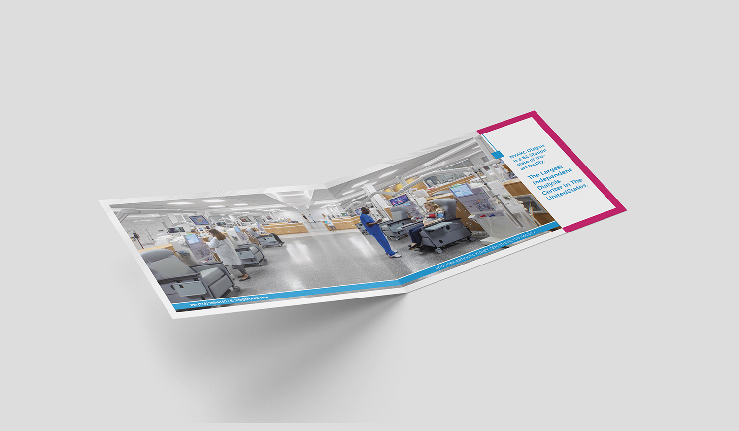 Brochure Design by Deziners Zone for New York Artificial Kidney Center | Design #22616598