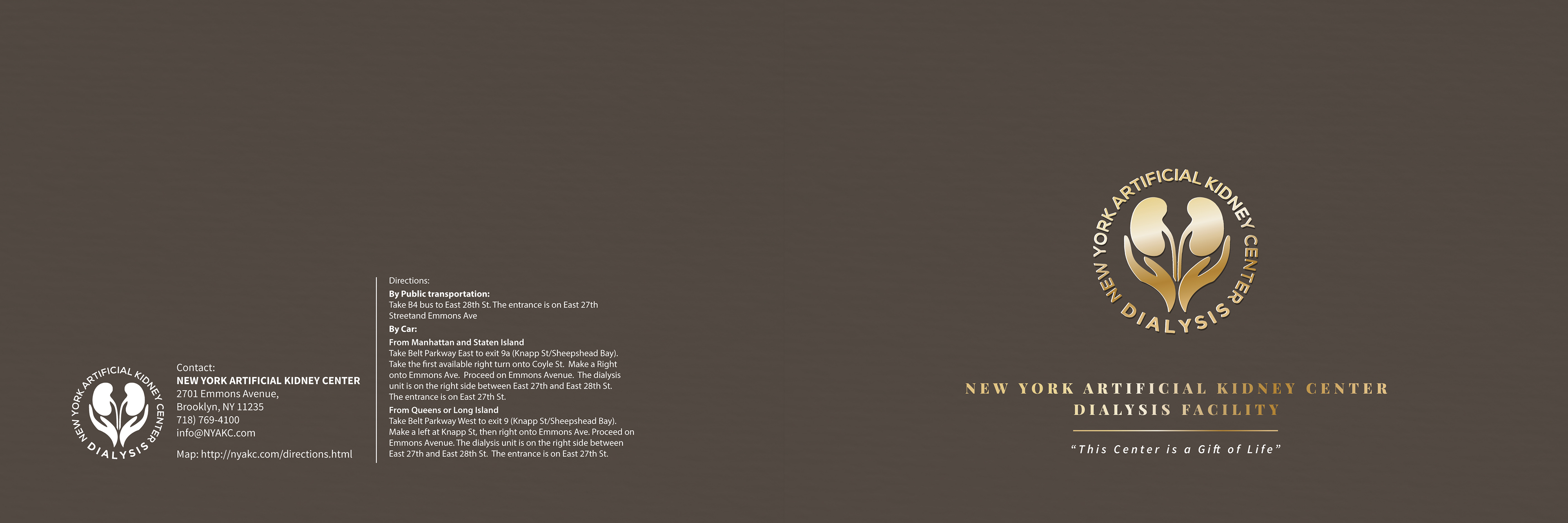 Diseño de Brochure por atularts para New York Artificial Kidney Center | Diseño #22666163