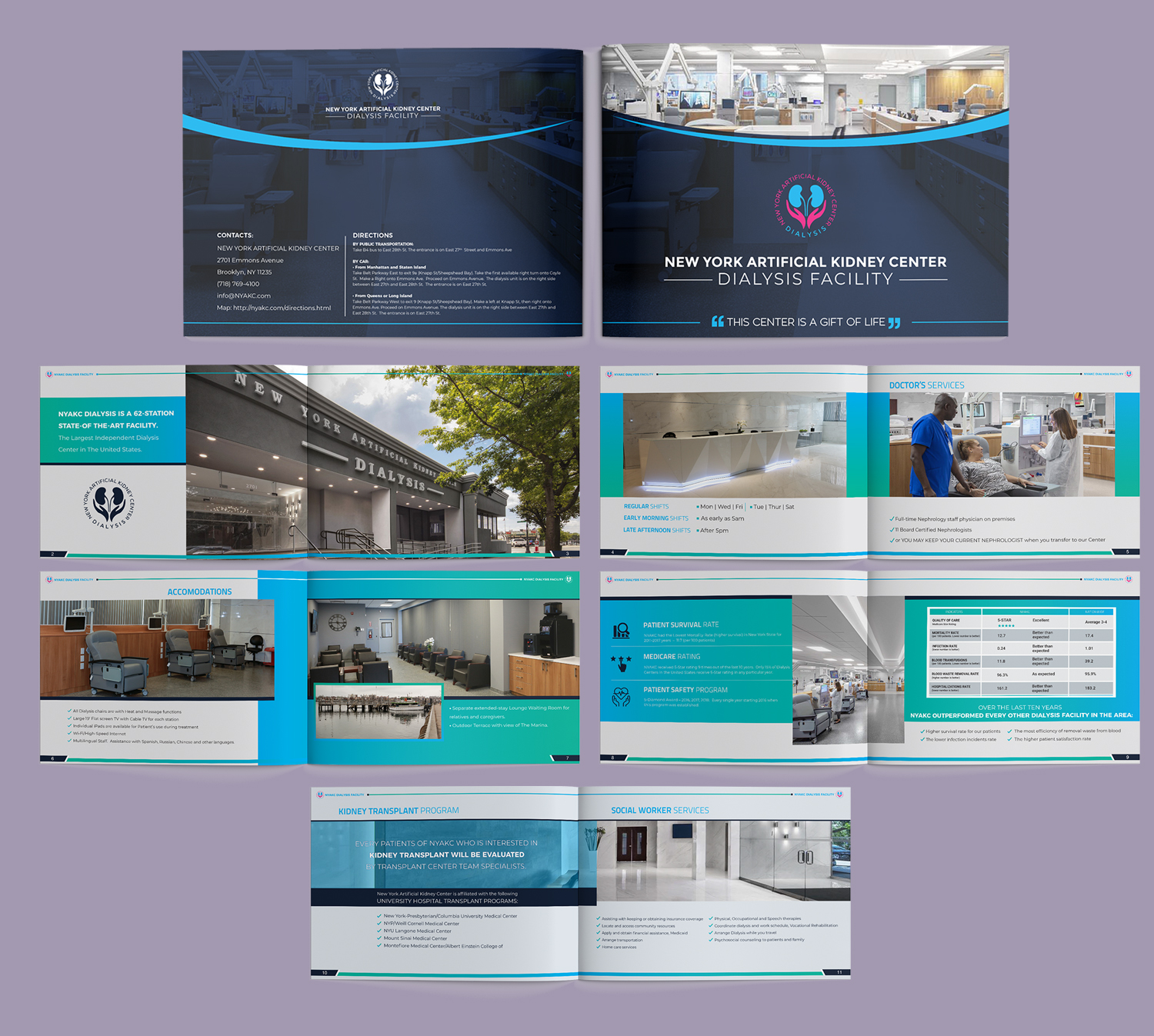 Brochure Design by paulkanjosh for New York Artificial Kidney Center | Design #22656316