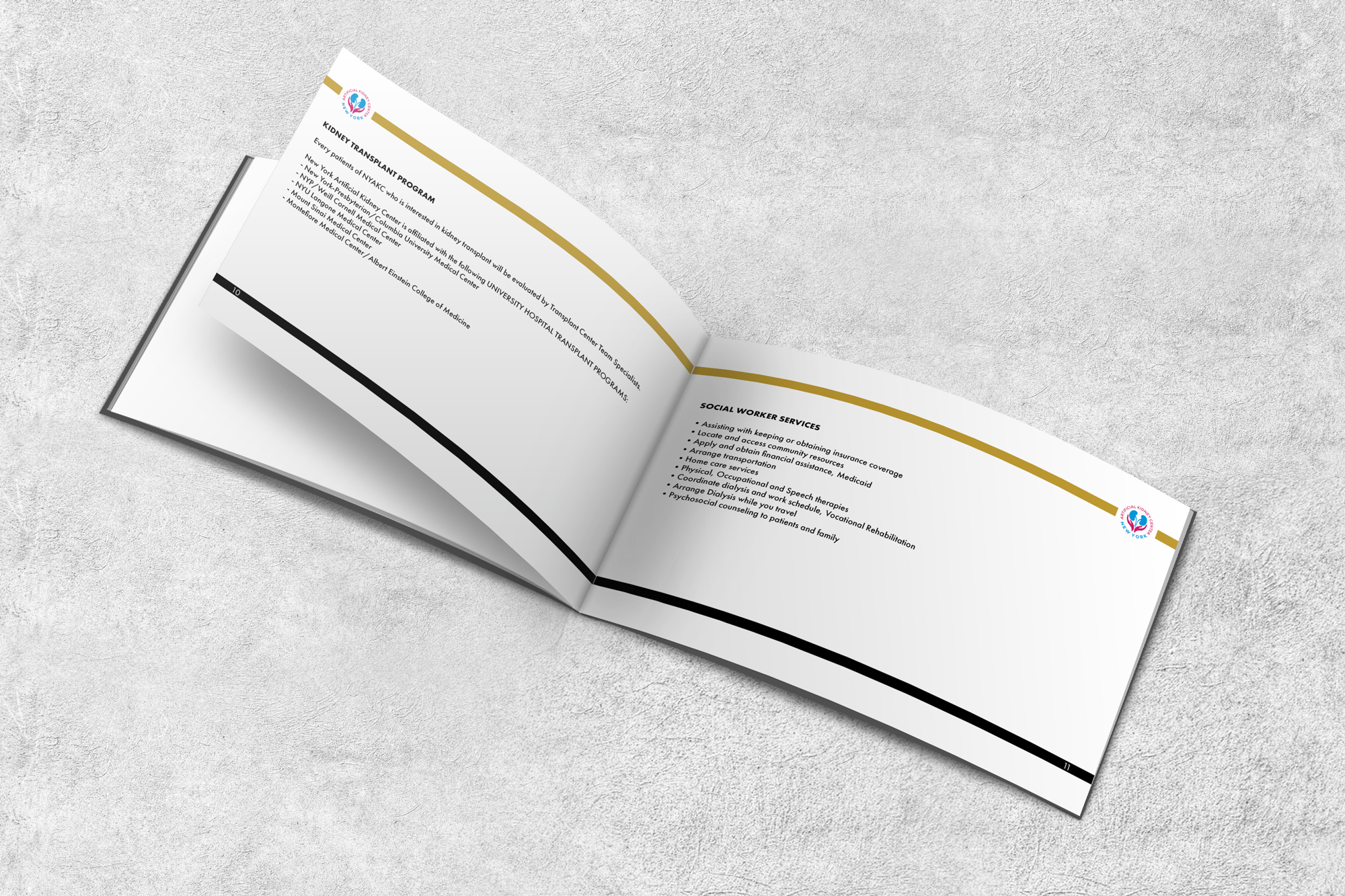 Brochure Design by cristian lee for New York Artificial Kidney Center | Design #22666053