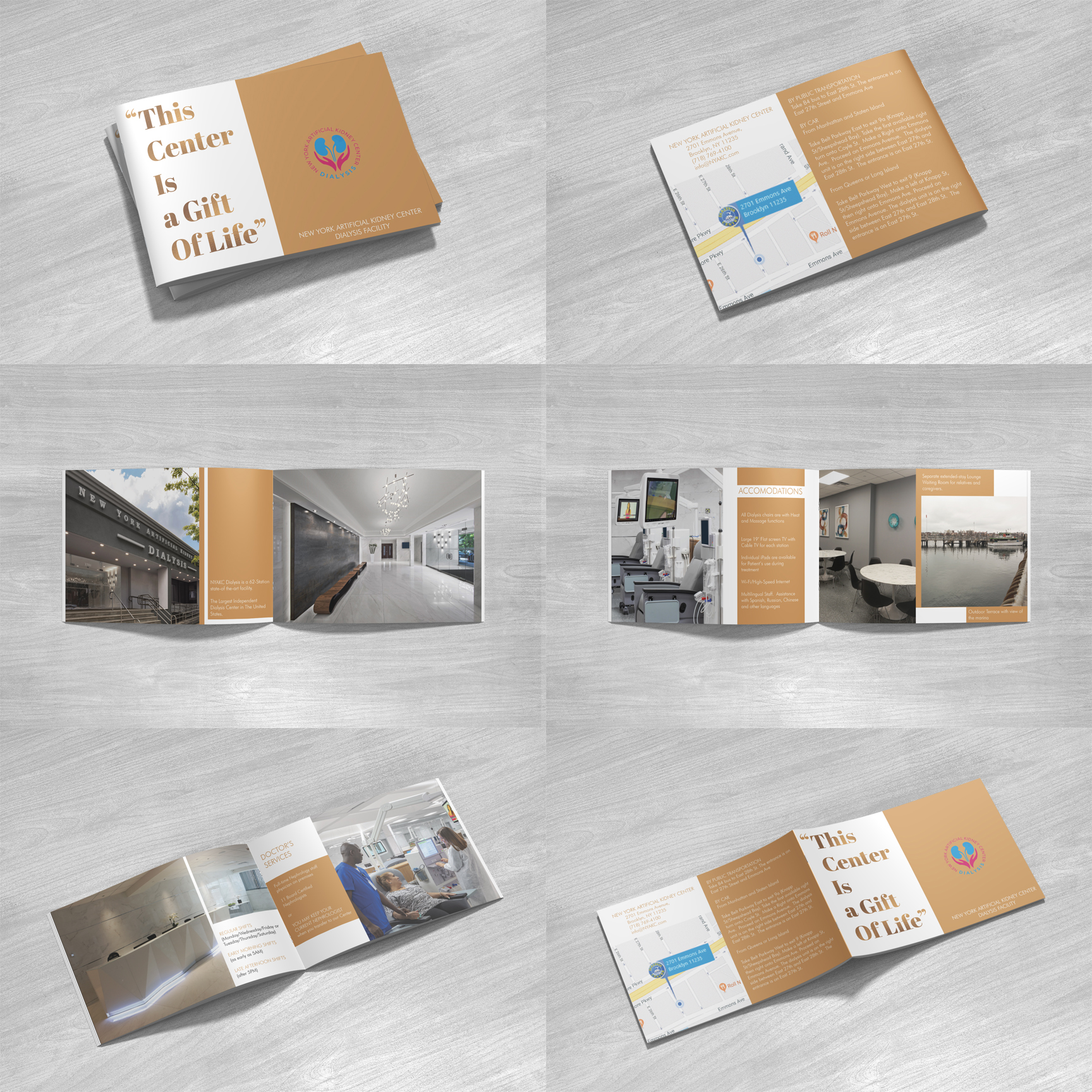 Brochure Design by nevswork for New York Artificial Kidney Center | Design #22654855