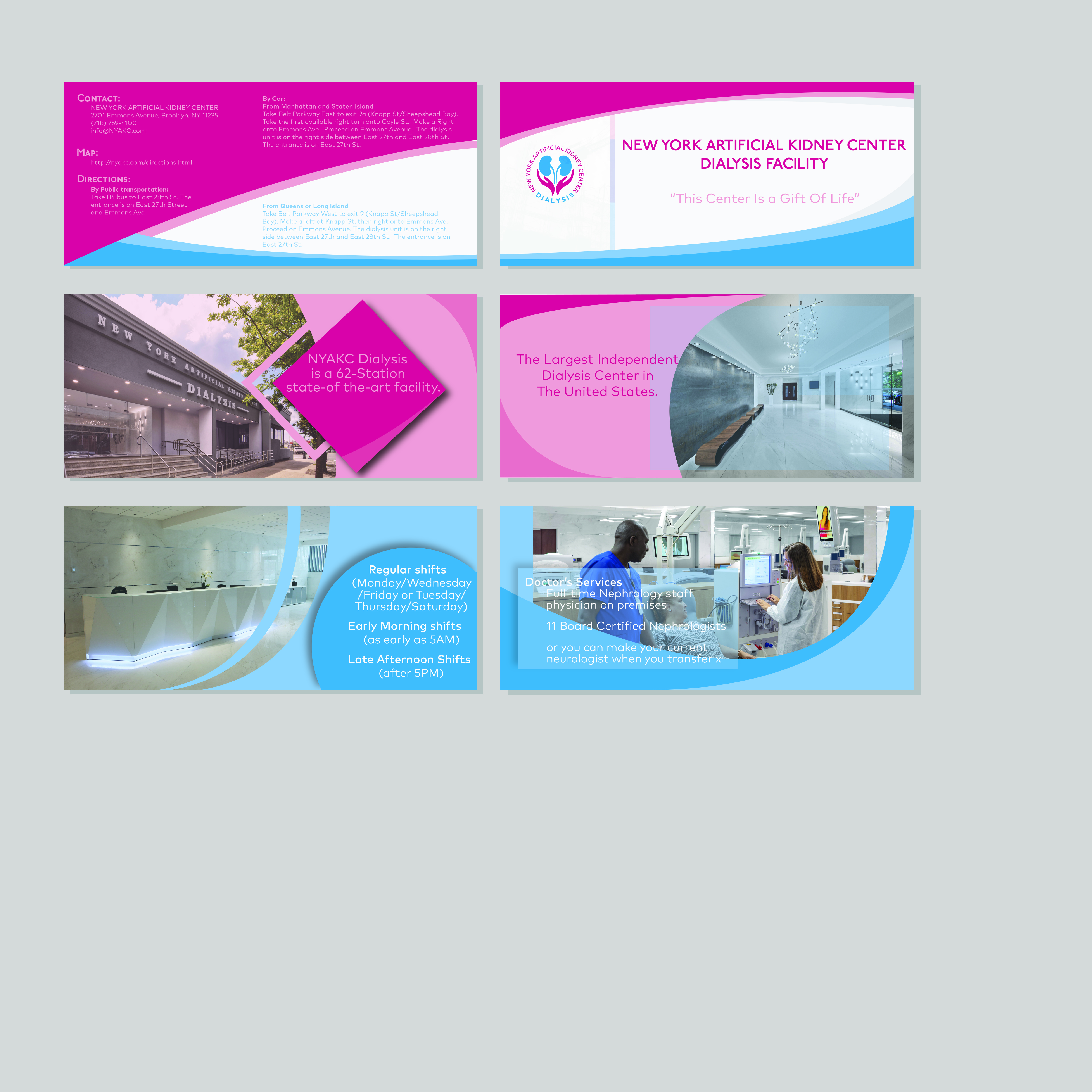 Diseño de Brochure por Yordana para New York Artificial Kidney Center | Diseño #22666601