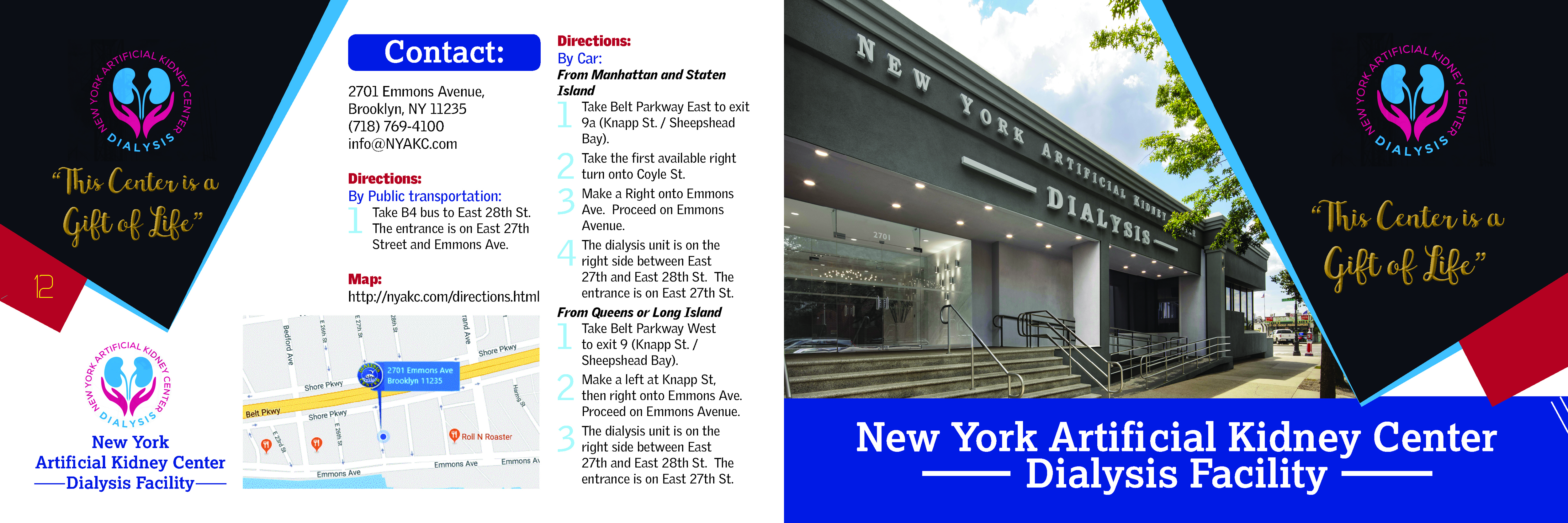 Design de Brochure par anchortech pour New York Artificial Kidney Center | Design #22662949