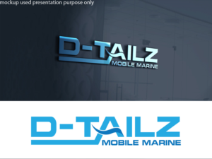 D-TAILZ in logo with Mobile Marine Maintenance underneath logo    | Logo-Design von Juli creation