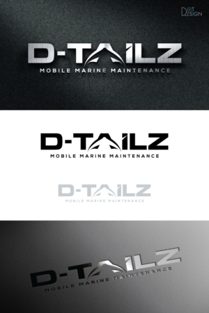 D-TAILZ in logo with Mobile Marine Maintenance underneath logo    | Logo Design by Dot Design 3