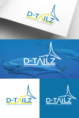D-TAILZ in logo with Mobile Marine Maintenance underneath logo    | Logo Design by laba tiada henti