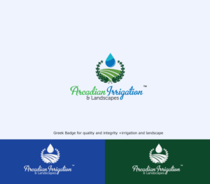 The company name should be included. but "and Landscapes" can be on a different level/smaller text or different font if that works better.  | Diseño de Logo por Graphicsbox