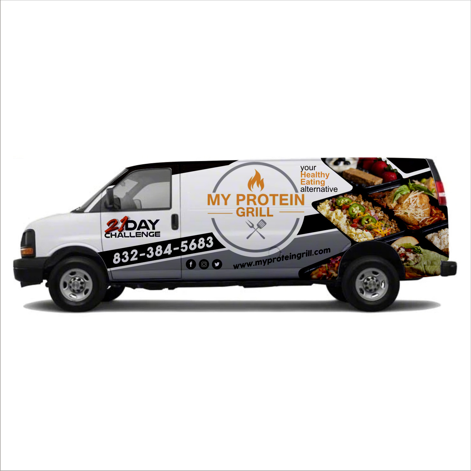 Diseño de Rotulación de Vehículo por DG+ para hector De Los Santos | Diseño #22664441