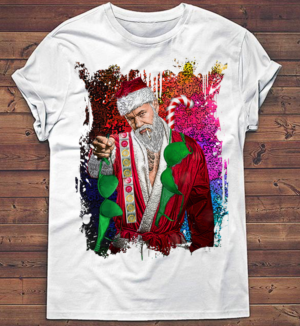 Good or Bad Santa Christmas | Design de T-shirt par creative gravity