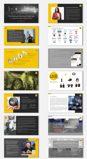 Above Normal Podcast Treatment !! | PowerPoint Design by joseborgesbarboza 2