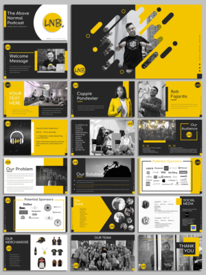 PowerPoint Design by Luvinda for Leave Normal Behind | Design: #22632451