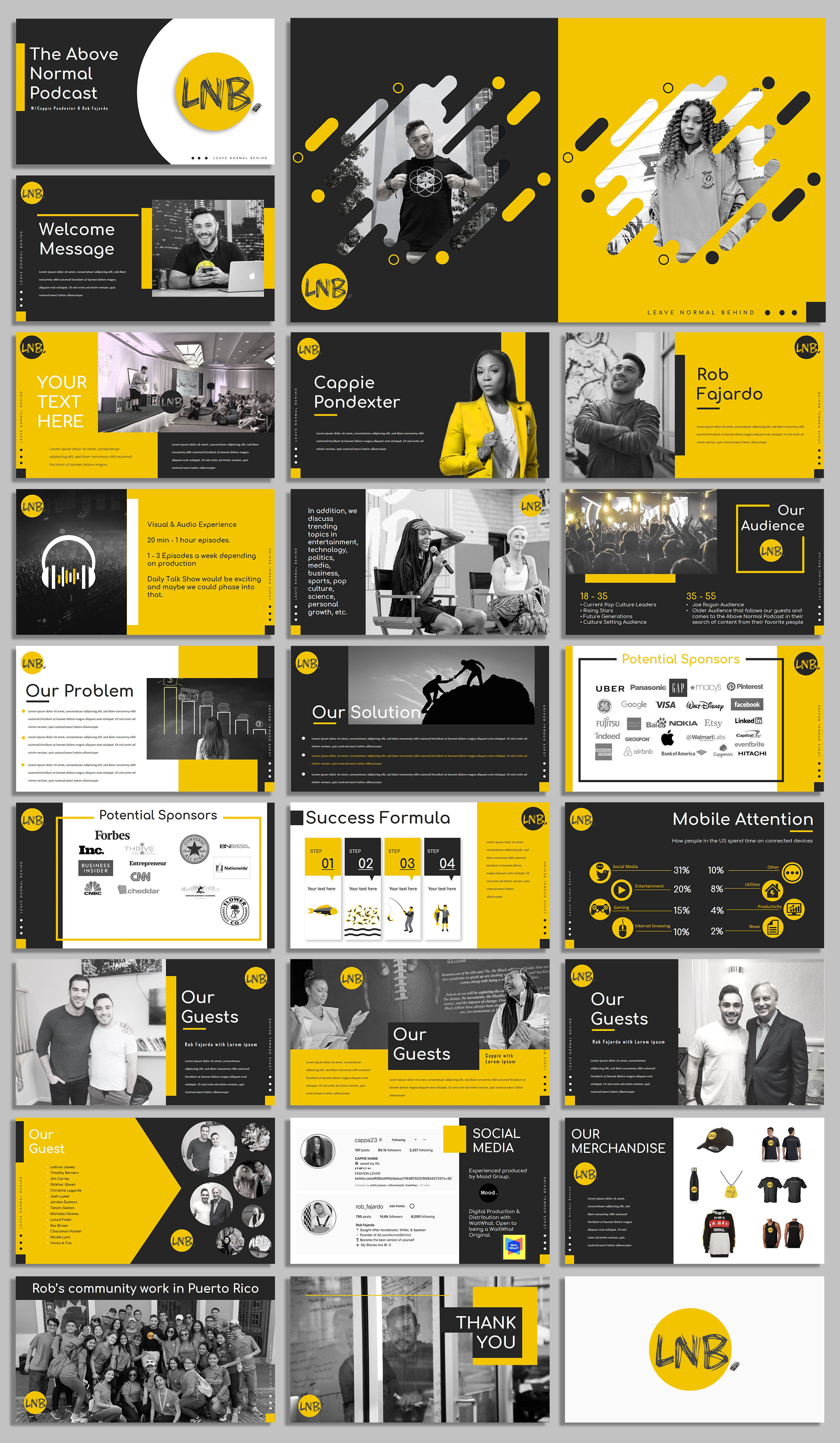 PowerPoint Design by Luvinda for Leave Normal Behind | Design: #22674442
