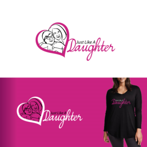 Just Like A Daughter | Logo Design by FourtuneDesign