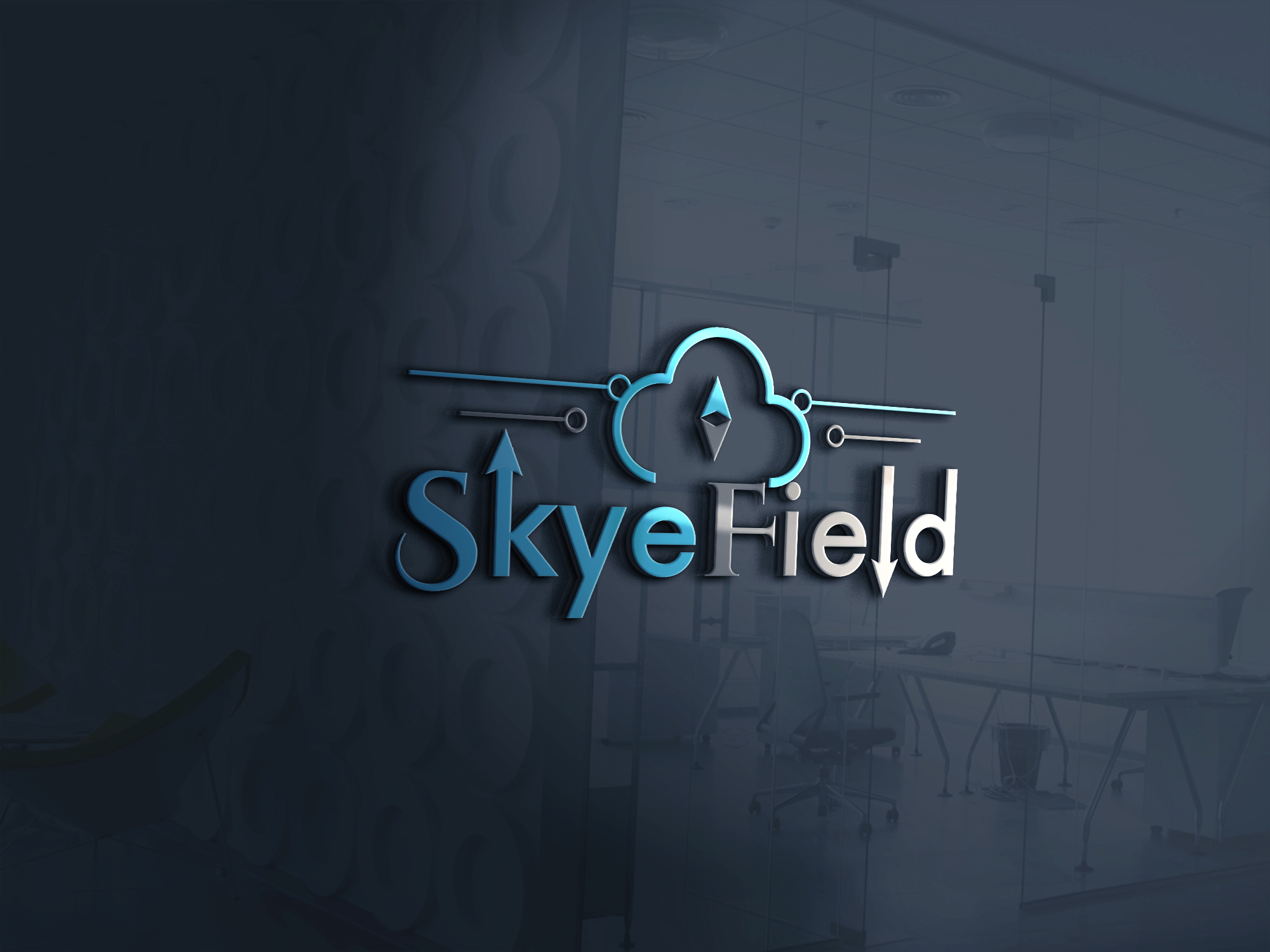 Logo Design by JohnDigiTech for SkyField | Design #22635574