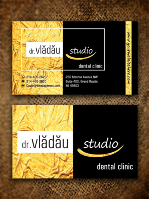 Business Card Design by Sandaruwan for HIPPOKRATES DE KOS SRL  VAT: 32153681 | Design #22629377