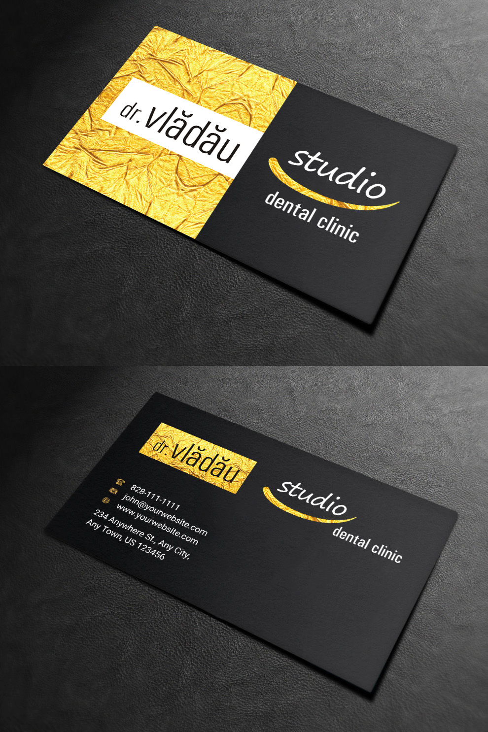 Business Card Design by INDIAN_Ashok for HIPPOKRATES DE KOS SRL  VAT: 32153681 | Design #22623631