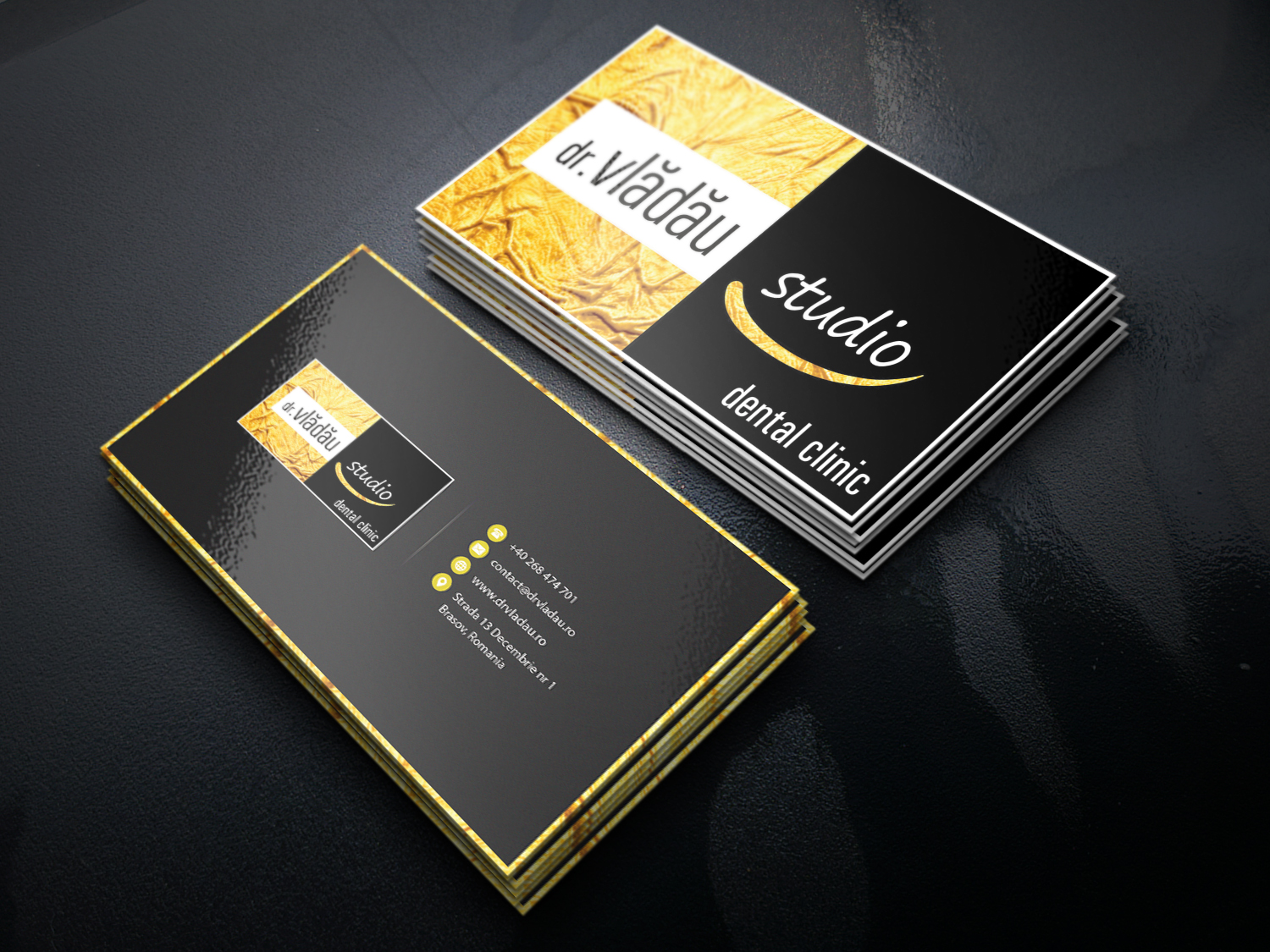 Business Card Design by pentaxial for HIPPOKRATES DE KOS SRL  VAT: 32153681 | Design #22655163