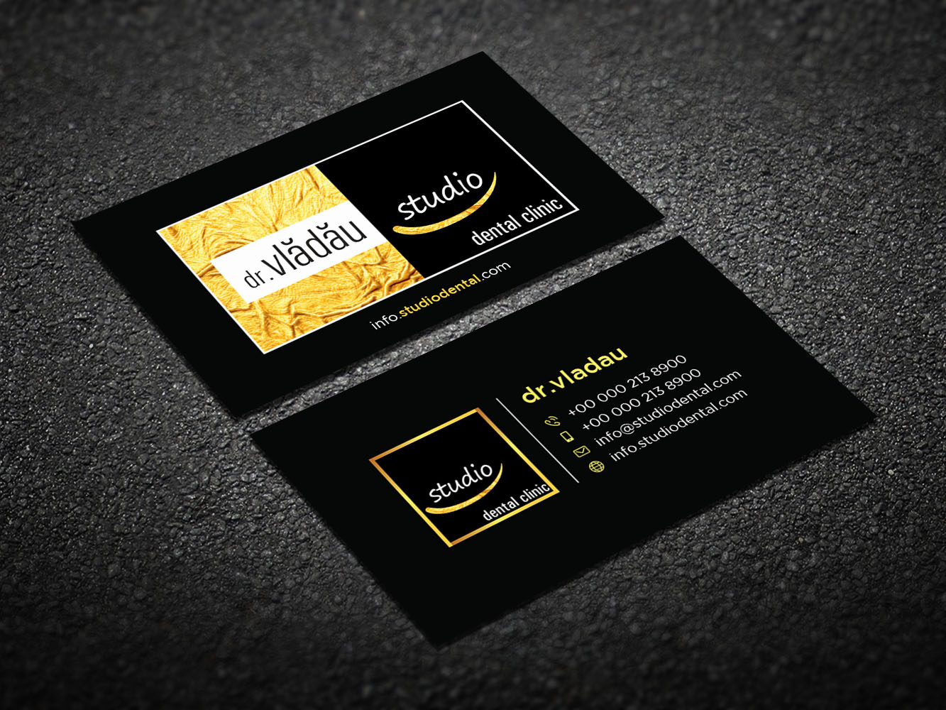 Business Card Design by Verified artistry (Design garden) for HIPPOKRATES DE KOS SRL  VAT: 32153681 | Design #22625314