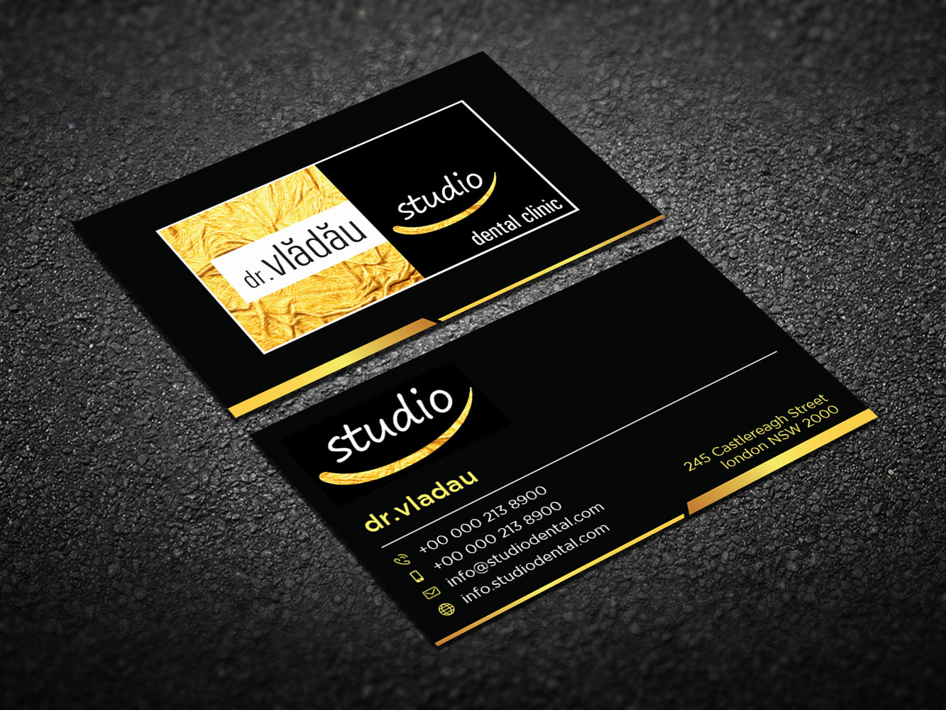 Visitenkarten-Design von Verified artistry (Design garden) für HIPPOKRATES DE KOS SRL  VAT: 32153681 | Design #22625315