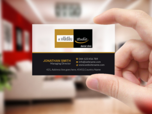 Business Card Design by Creations Box 2015 for HIPPOKRATES DE KOS SRL  VAT: 32153681 | Design: #22628867