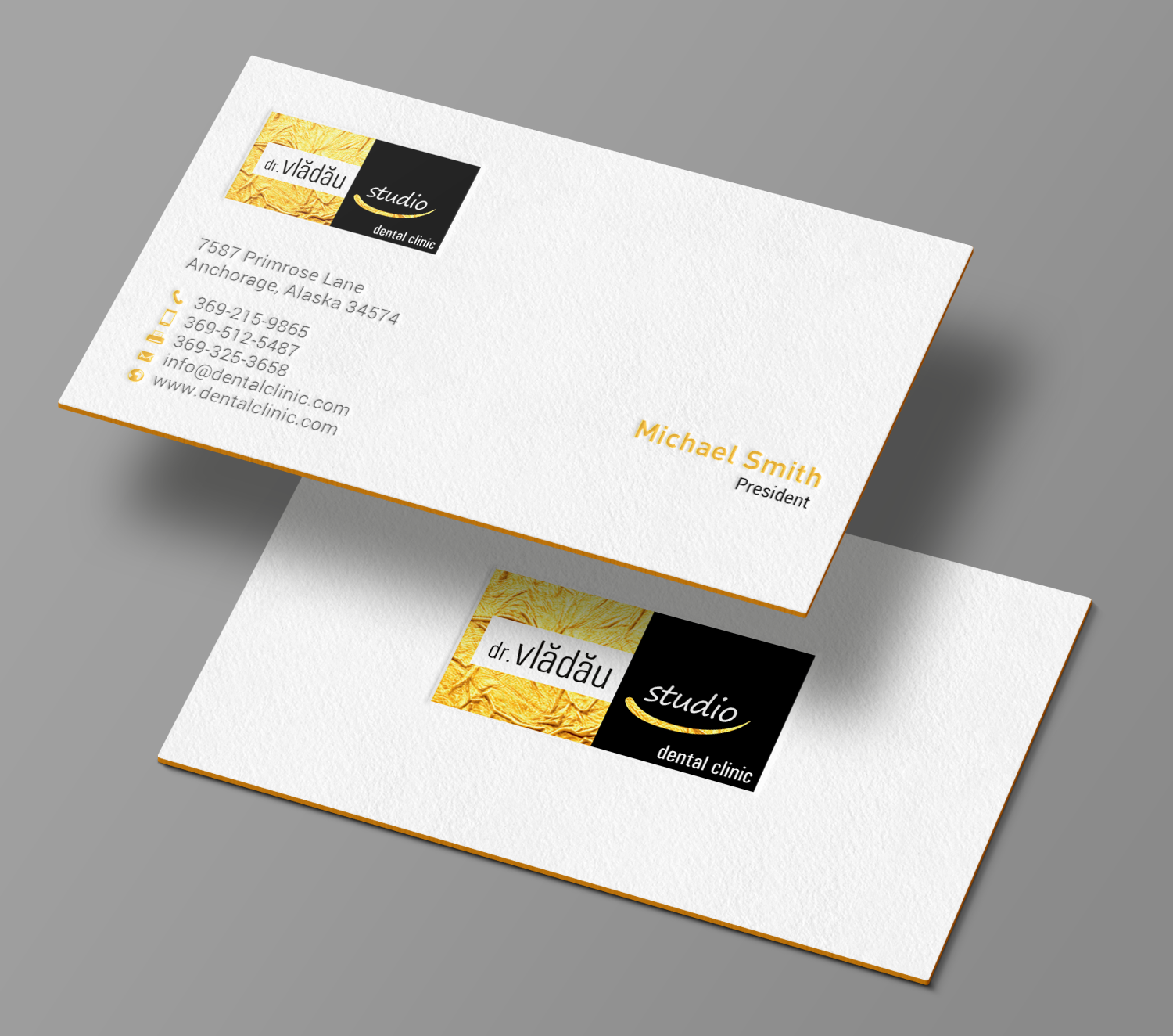 Business Card Design by chandrayaan.creative for HIPPOKRATES DE KOS SRL  VAT: 32153681 | Design #22630469