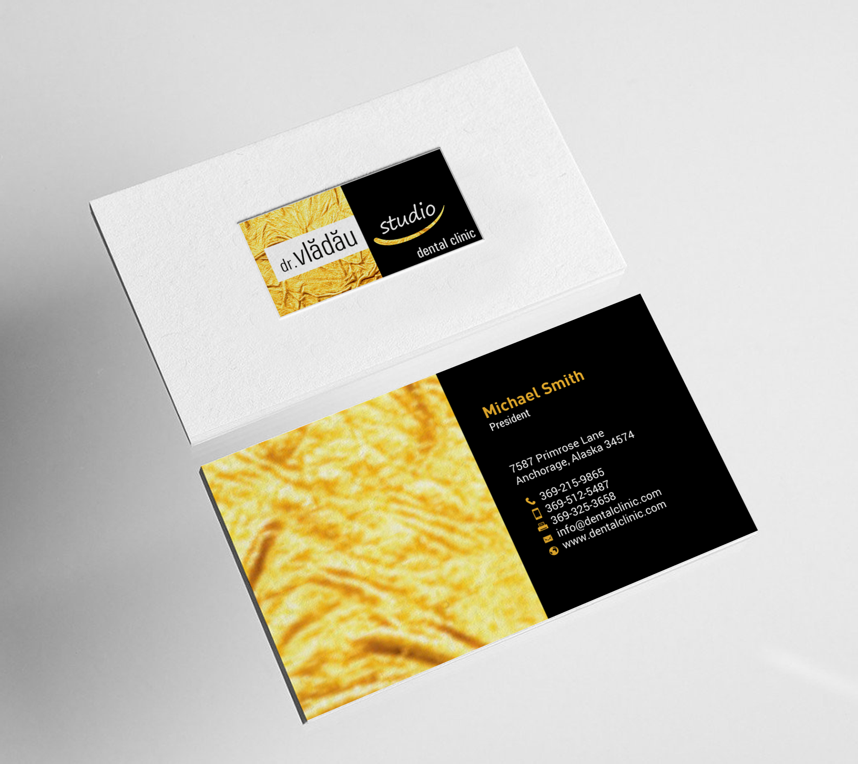 Business Card Design by chandrayaan.creative for HIPPOKRATES DE KOS SRL  VAT: 32153681 | Design #22630475