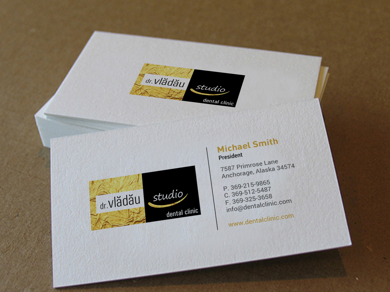 Business Card Design by chandrayaan.creative for HIPPOKRATES DE KOS SRL  VAT: 32153681 | Design #22630478