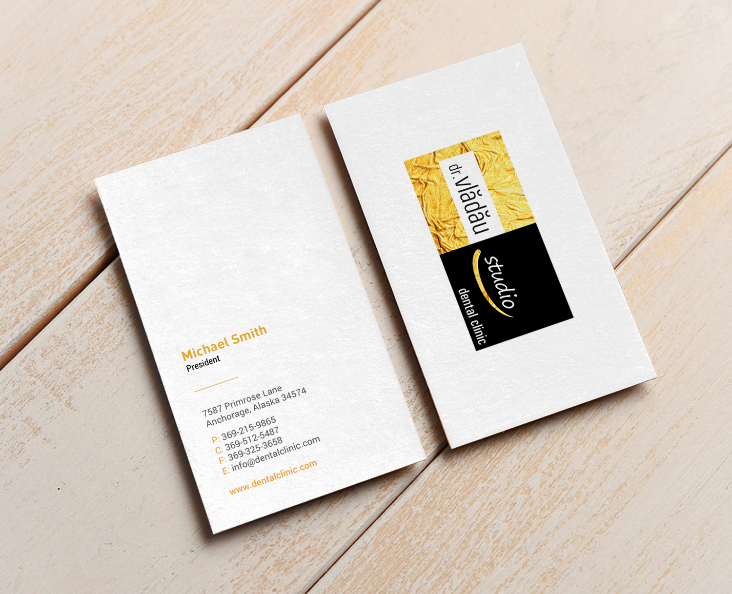 Business Card Design by chandrayaan.creative for HIPPOKRATES DE KOS SRL  VAT: 32153681 | Design #22630480