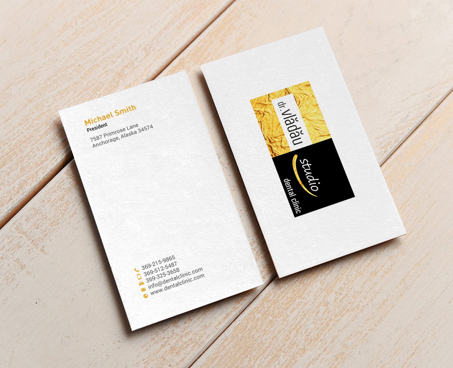 Business Card Design by chandrayaan.creative for HIPPOKRATES DE KOS SRL  VAT: 32153681 | Design #22630482