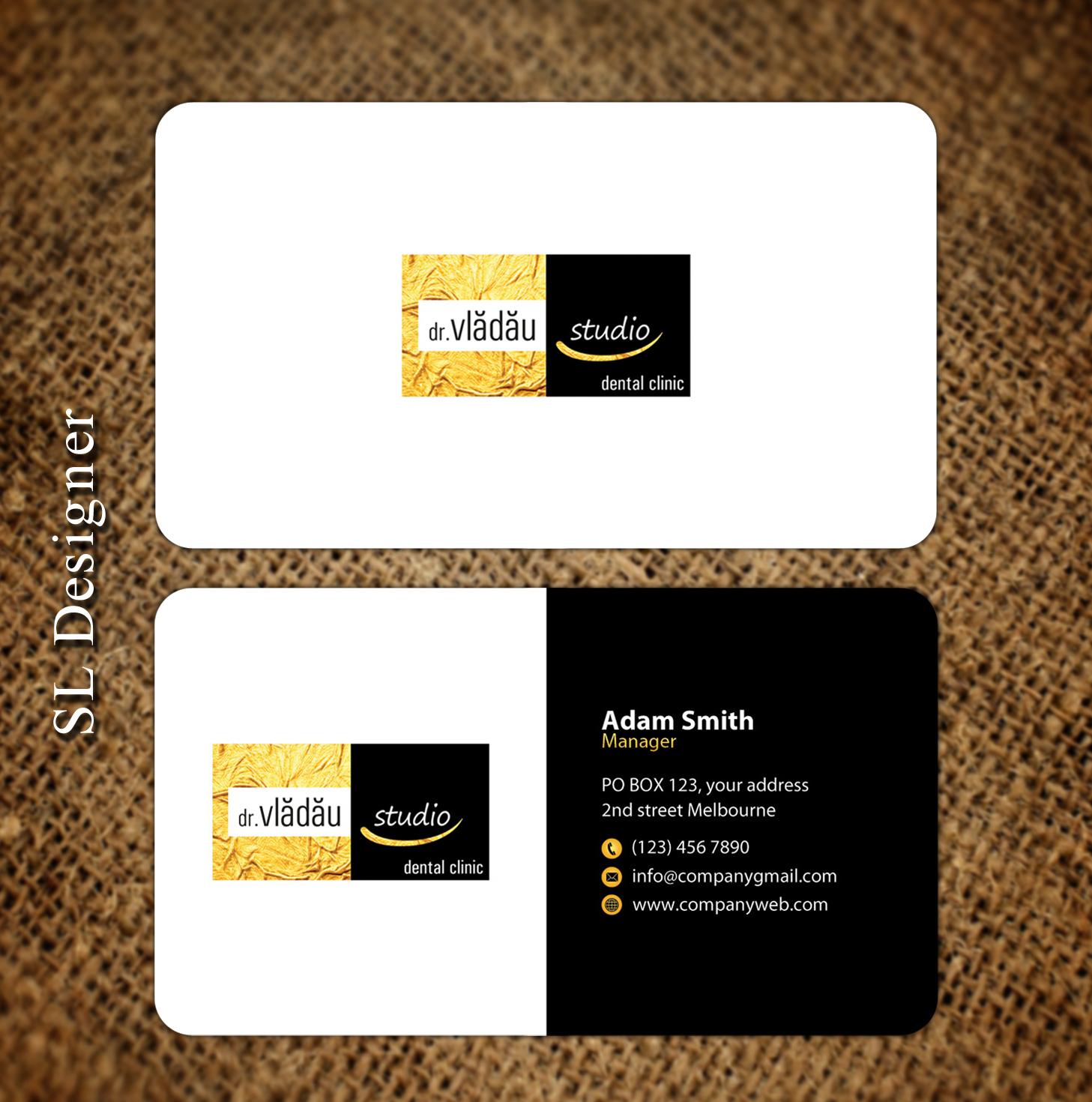 Diseño de Tarjeta de Presentación por SL Designer para HIPPOKRATES DE KOS SRL  VAT: 32153681 | Diseño #22620074